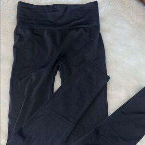 Classic Gray Fleece Lined Womens L/XL  Leggings